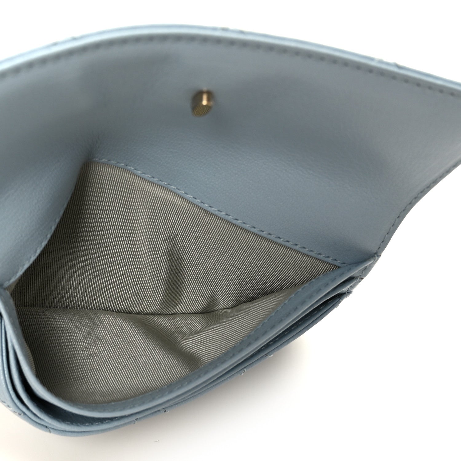 Chanel Goatskin Quilted Tri-Color In & Out Waist Bag Green Blue Pink