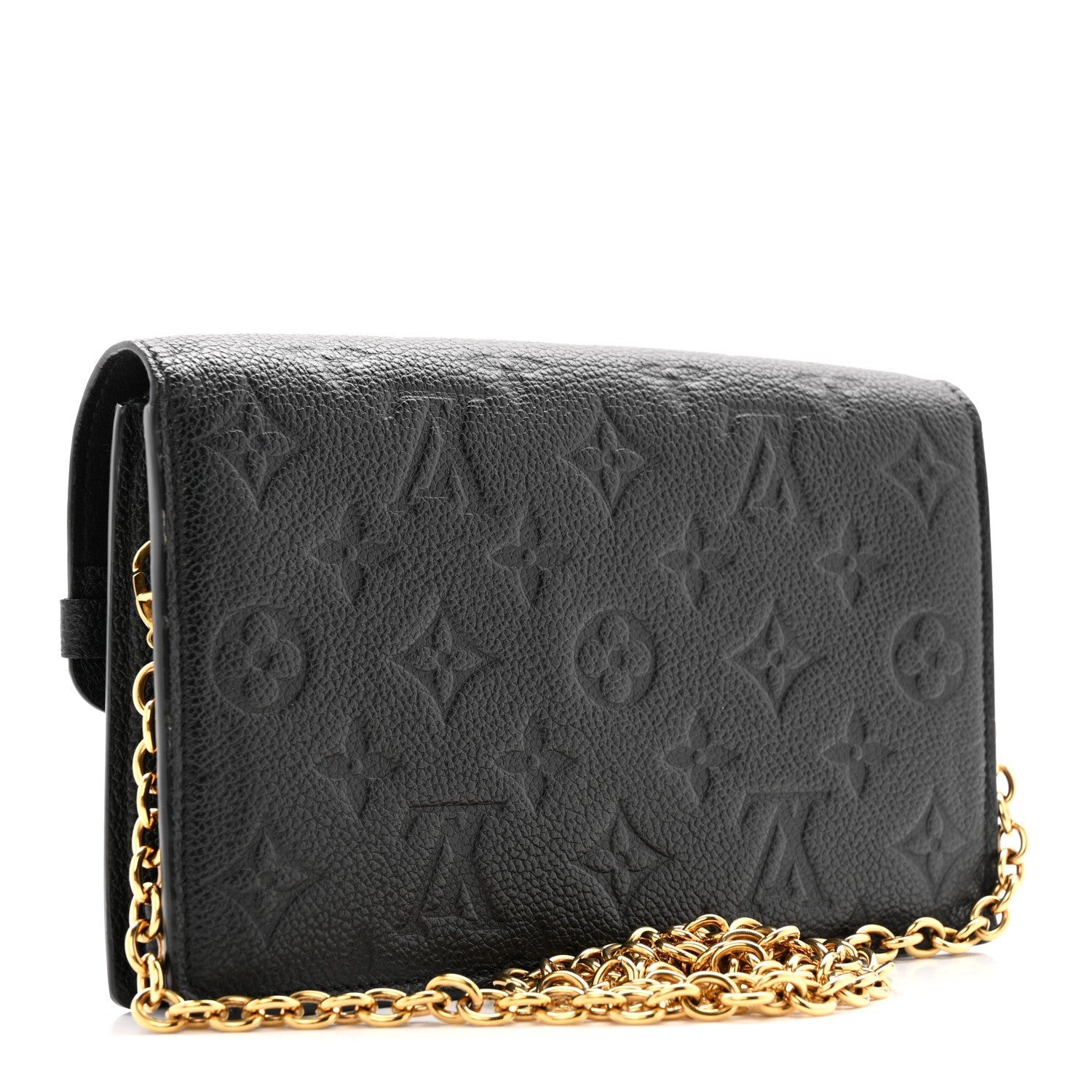 Louis Vuitton Empreinte Vavin Chain Wallet Black