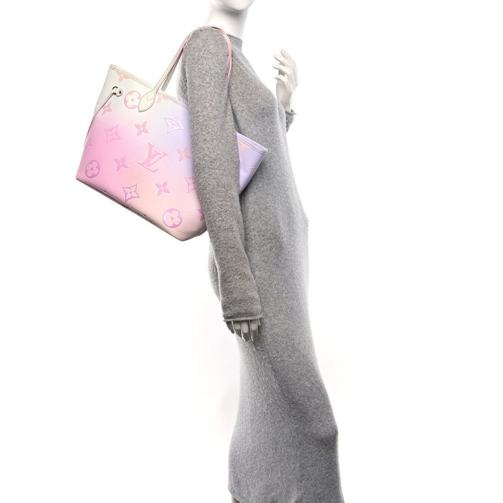 Louis Vuitton Monogram Giant Spring In The City Neverfull MM Sunrise Pastel