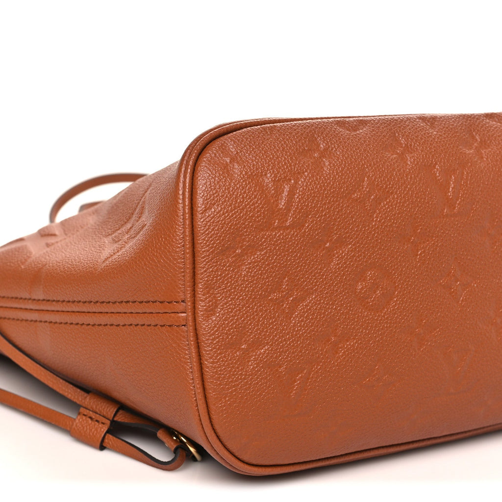 Louis Vuitton Empreinte Monogram Giant Neverfull MM Cognac