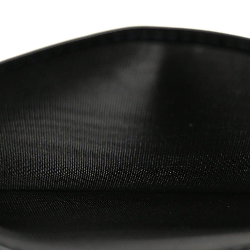 Christian Dior Patent Cannage Lady Dior Pouch Black