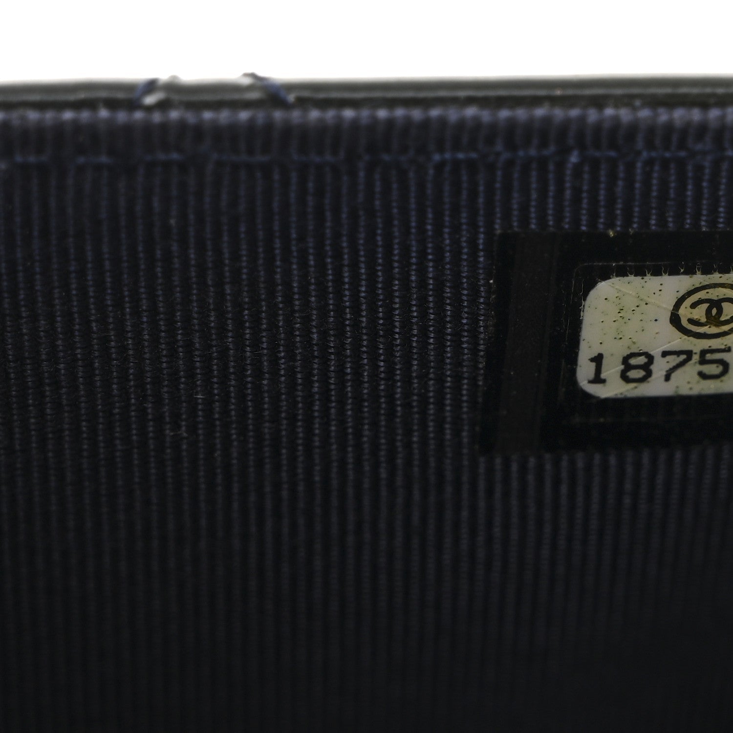 Chanel Patent Quilted Wallet On Chain WOC Navy Blue
