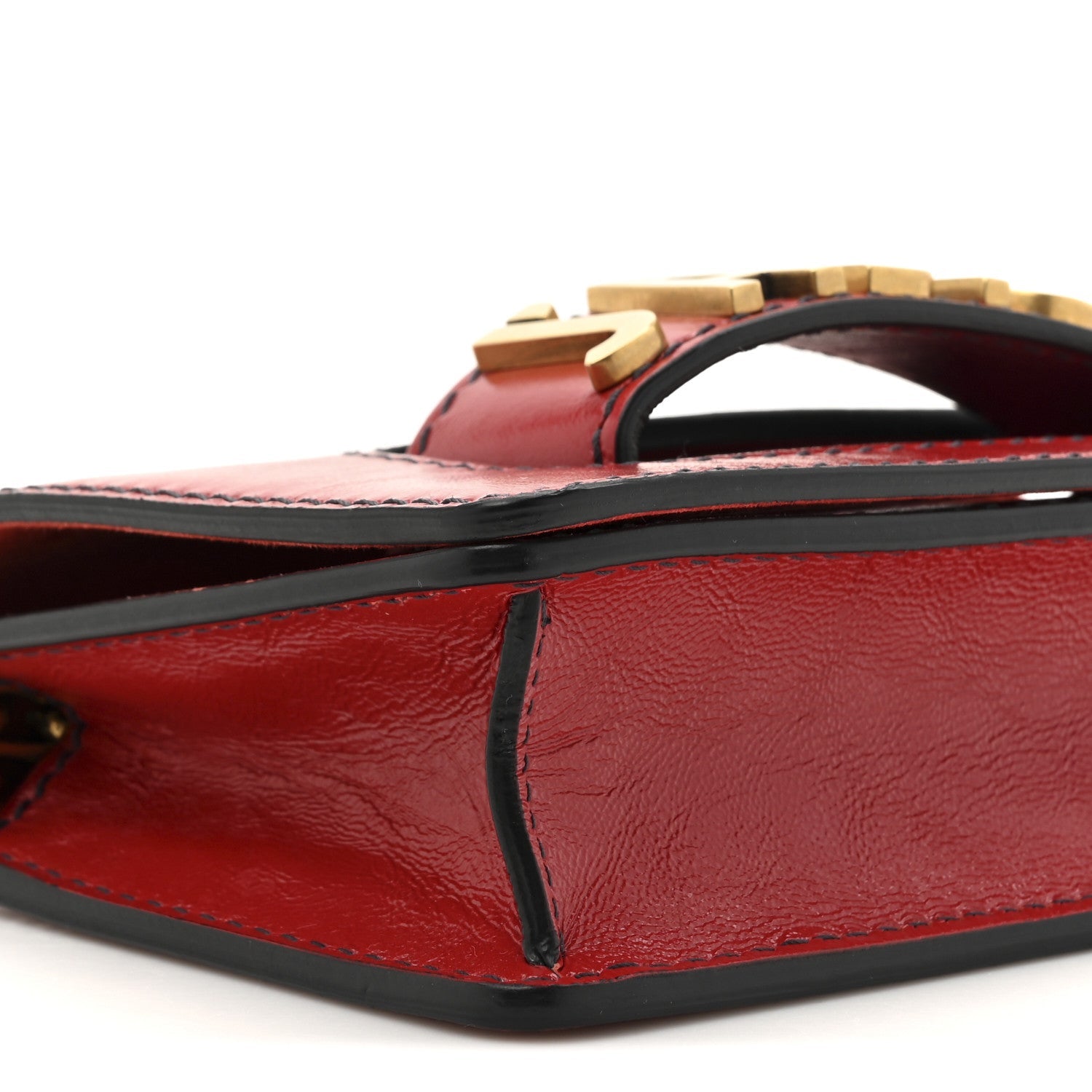 Christian Dior Calfskin J'Adior Chain Flap Bag Red