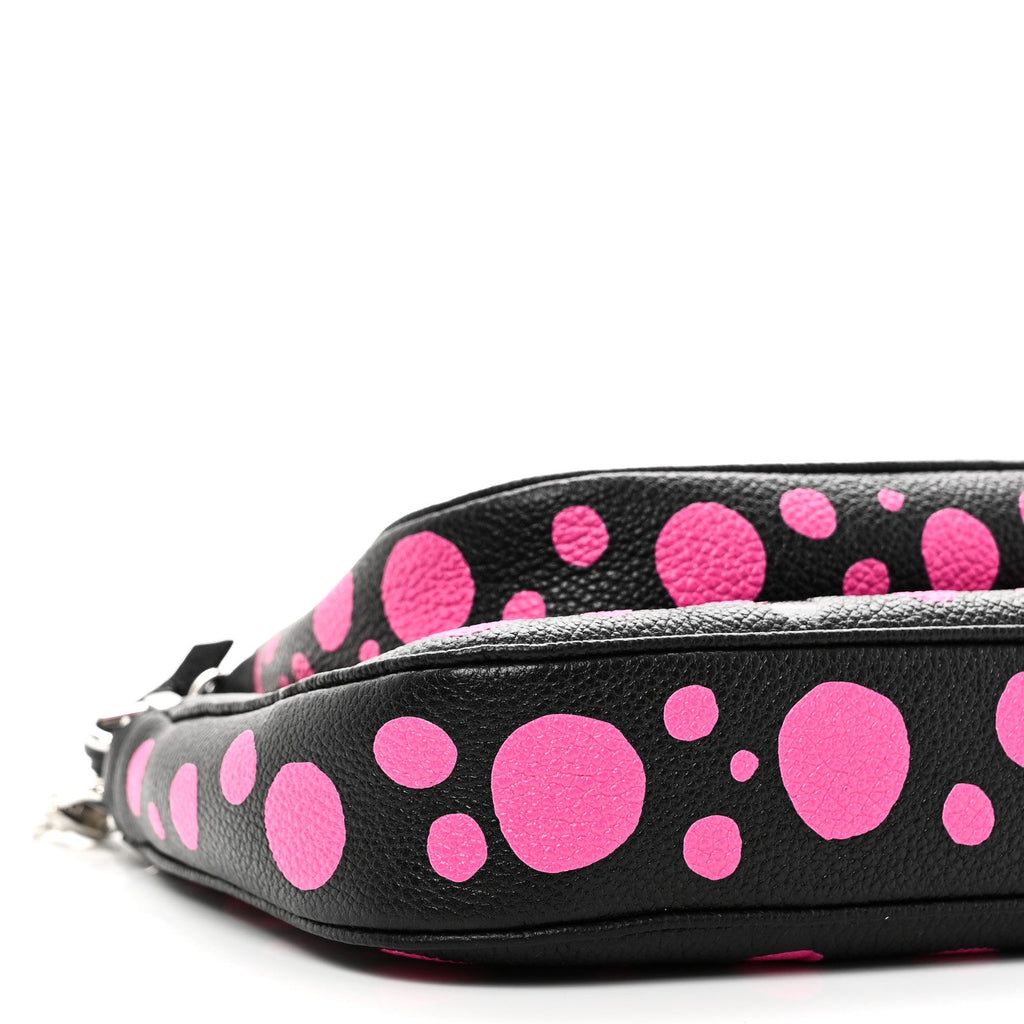 Louis Vuitton LV X YK Empreinte Multi Pochette Accessories Black Fuchsia