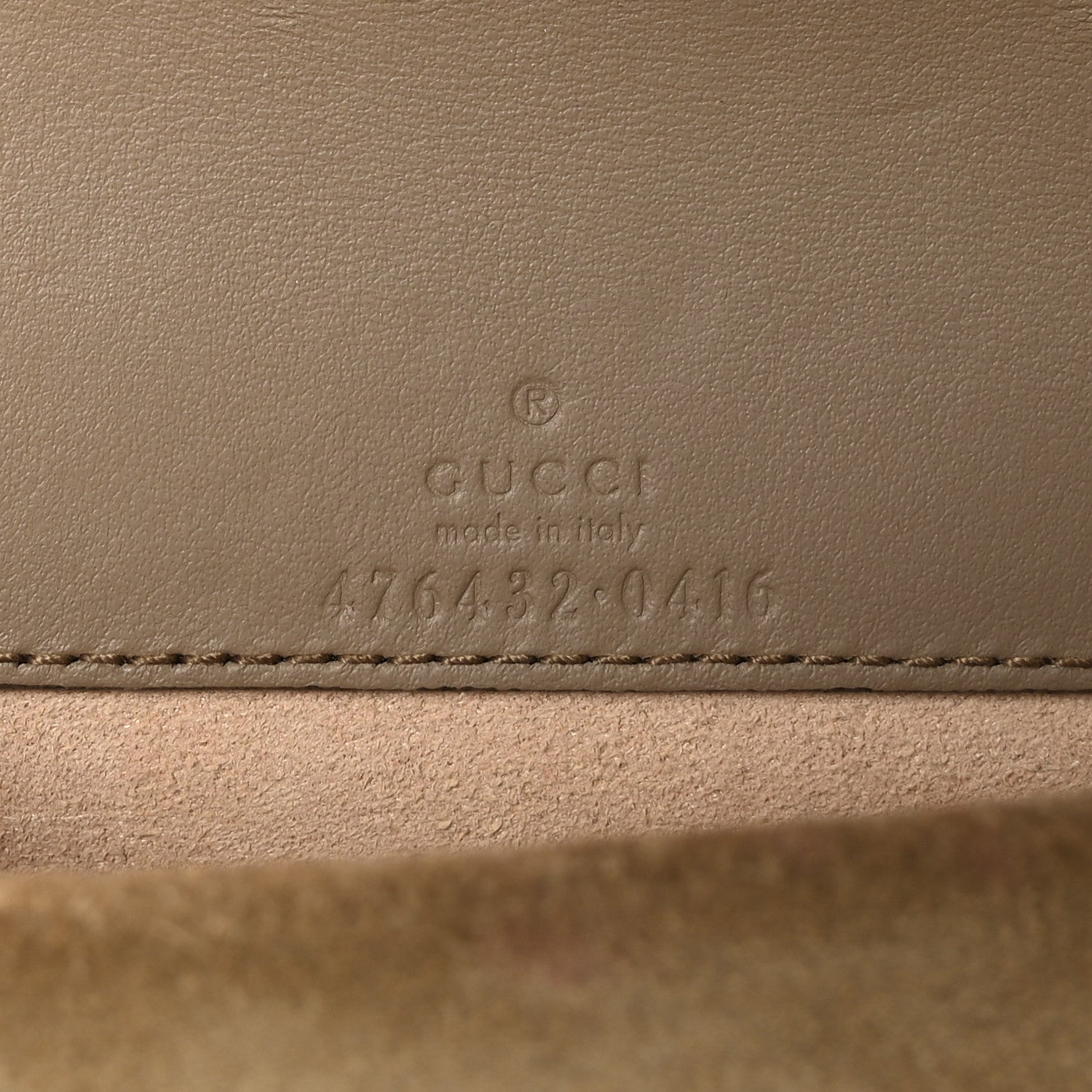 Gucci GG Supreme Monogram Super Mini Dionysus Shoulder Bag Taupe