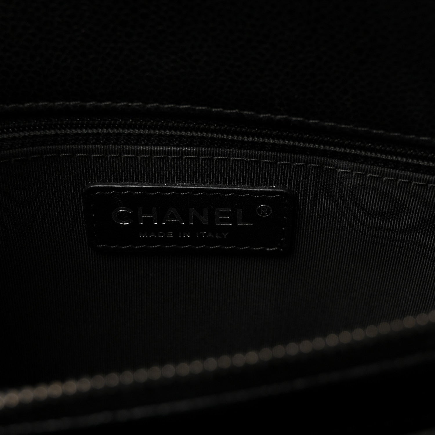 Chanel Caviar Quilted Small City Shopping Tote Black