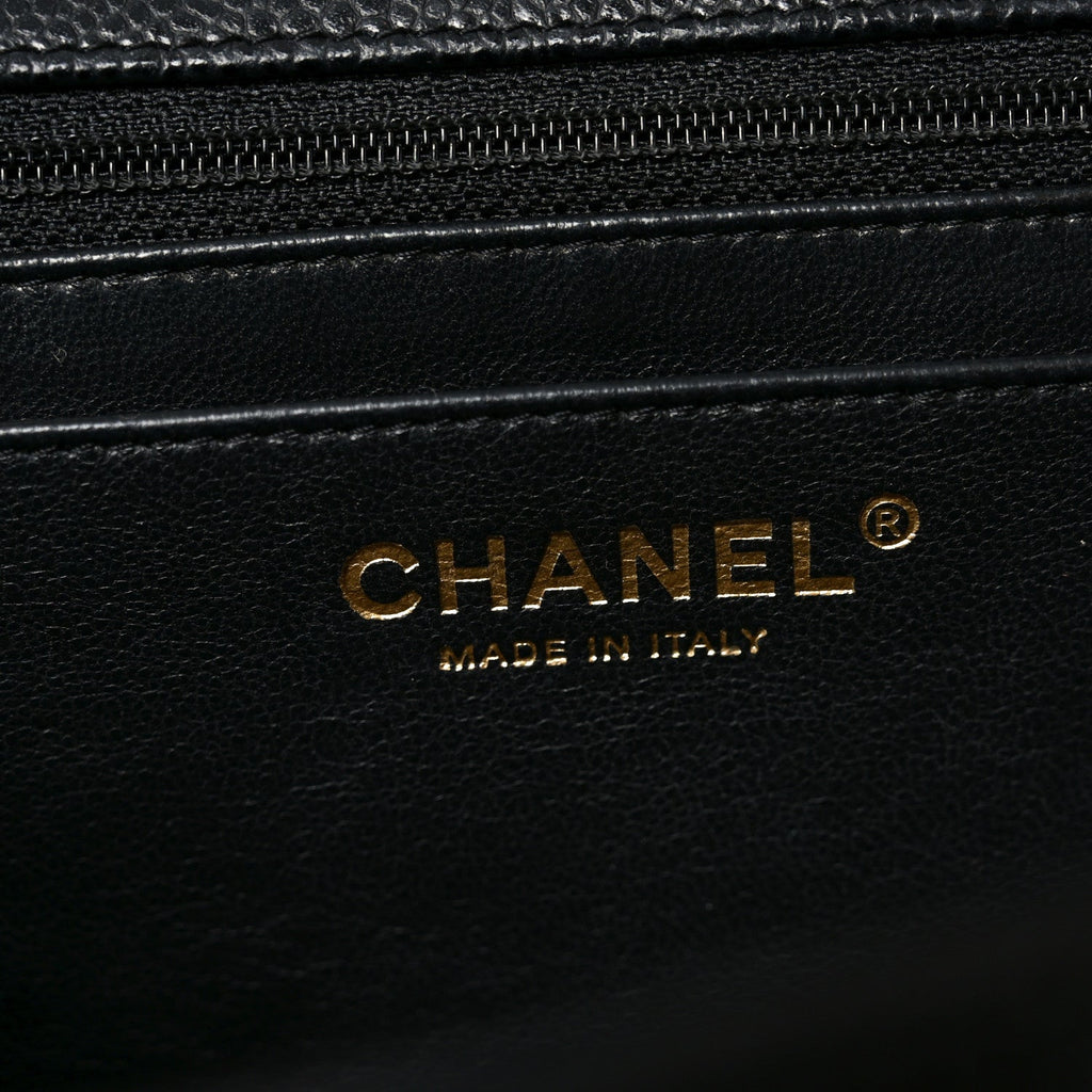 Chanel Caviar Quilted Jumbo Single Flap Black