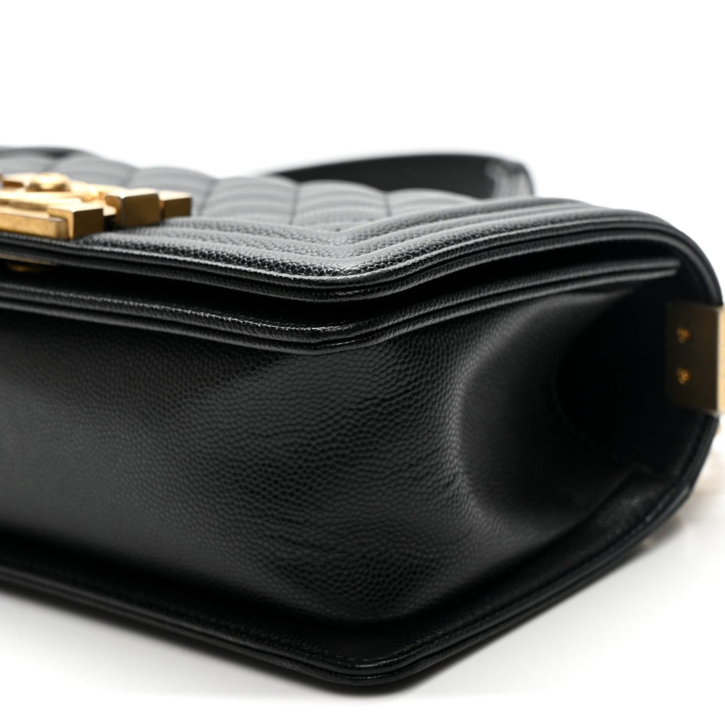 Chanel Caviar Quilted Small Boy Flap Black