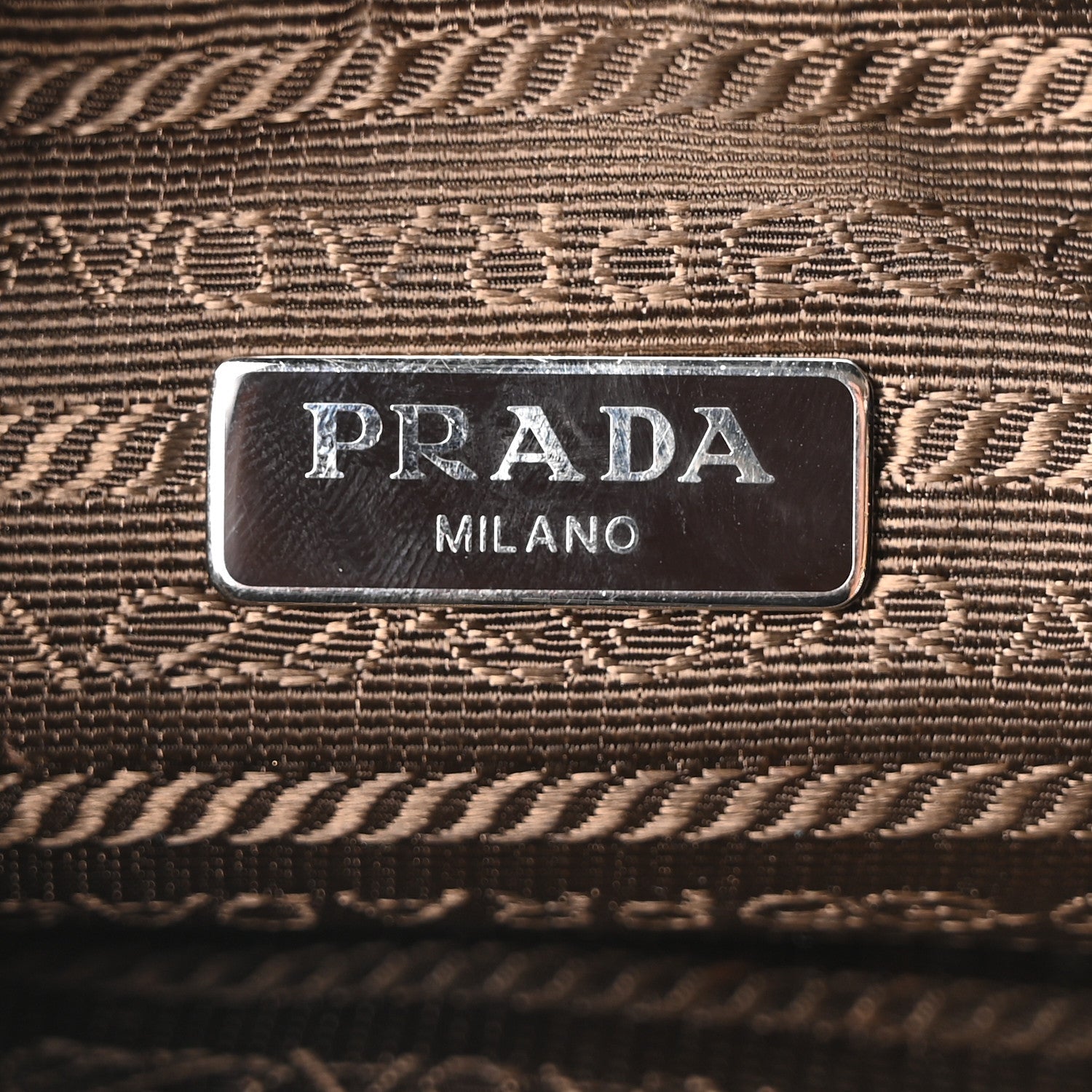 Prada Nylon Re-Edition 2005 Shoulder Bag Cacao