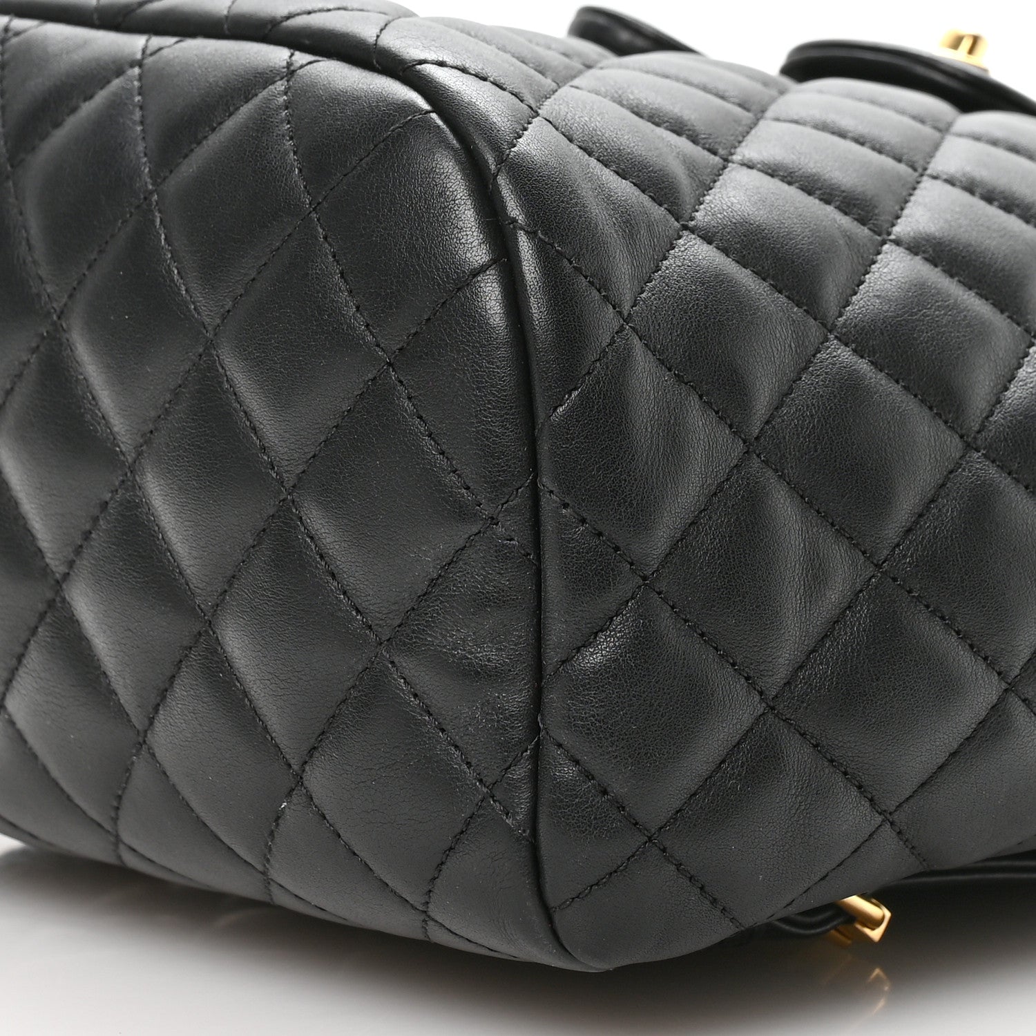 Chanel Lambskin Quilted Small Urban Spirit Backpack Black