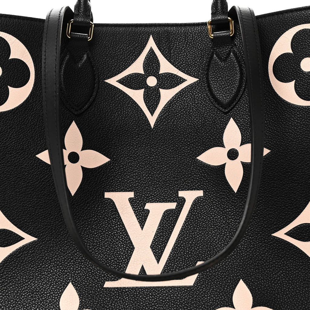 Louis Vuitton Empreinte Monogram Giant Onthego GM Black Beige