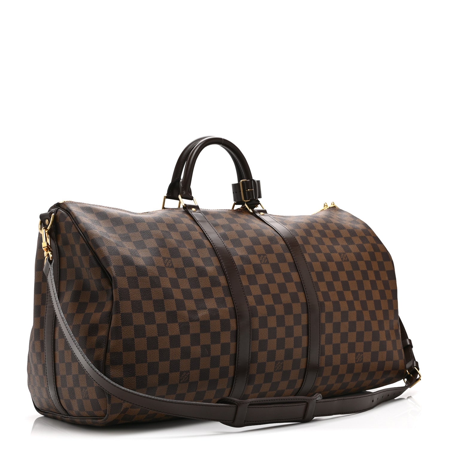 Louis Vuitton Damier Ebene Keepall Bandouliere 55