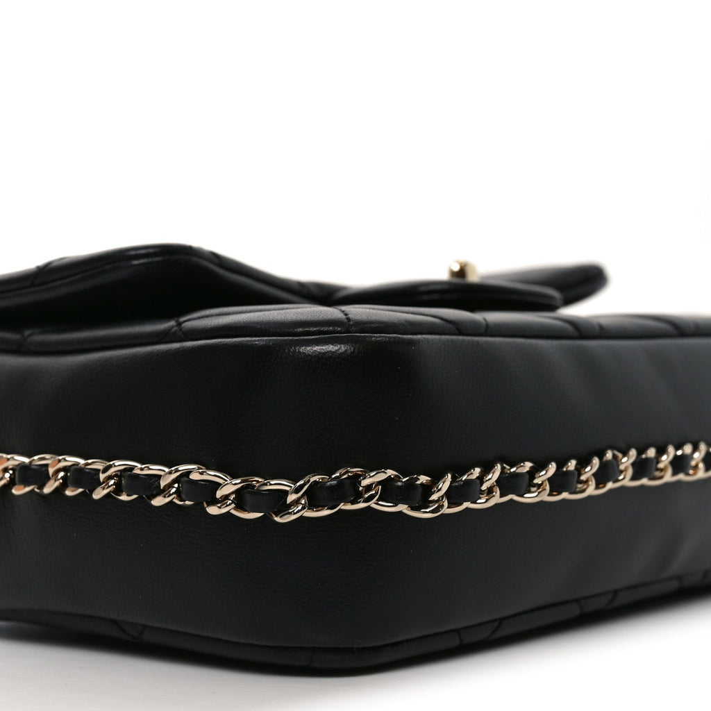 Chanel Lambskin Quilted Small My Precious Flap Black