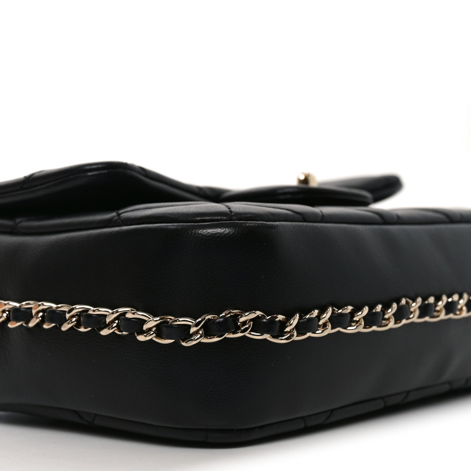 Chanel Lambskin Quilted Small My Precious Flap Black