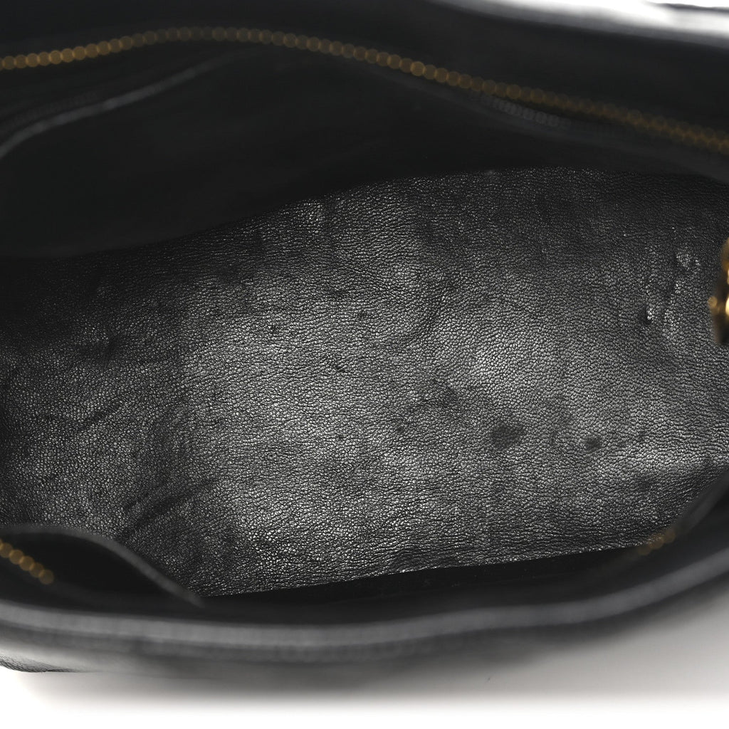 Chanel Caviar Quilted Medallion Tote Black