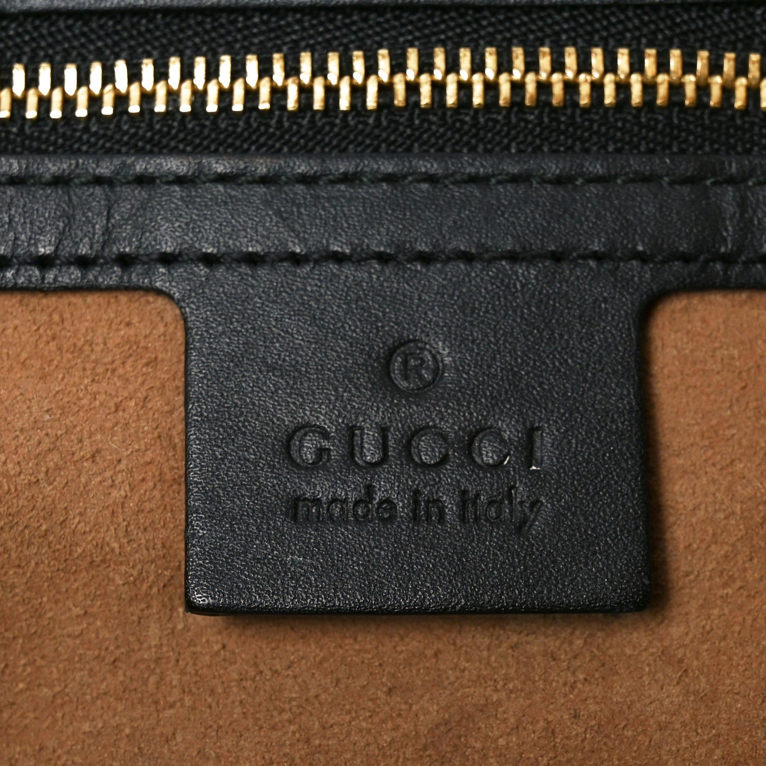 Gucci GG Supreme Monogram Medium Padlock Tote Black