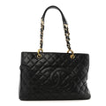 Chanel Caviar Quilted Grand Shopping Tote GST Black