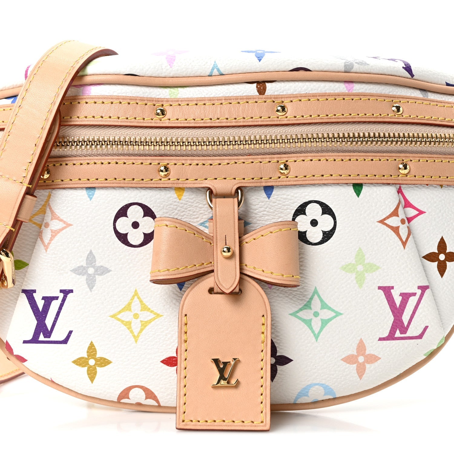 Louis Vuitton LV X TM Monogram Multicolor High Rise Bumbag White