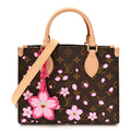 Louis Vuitton LV X TM Monogram Cherry Blossom Onthego PM Sakura Brown