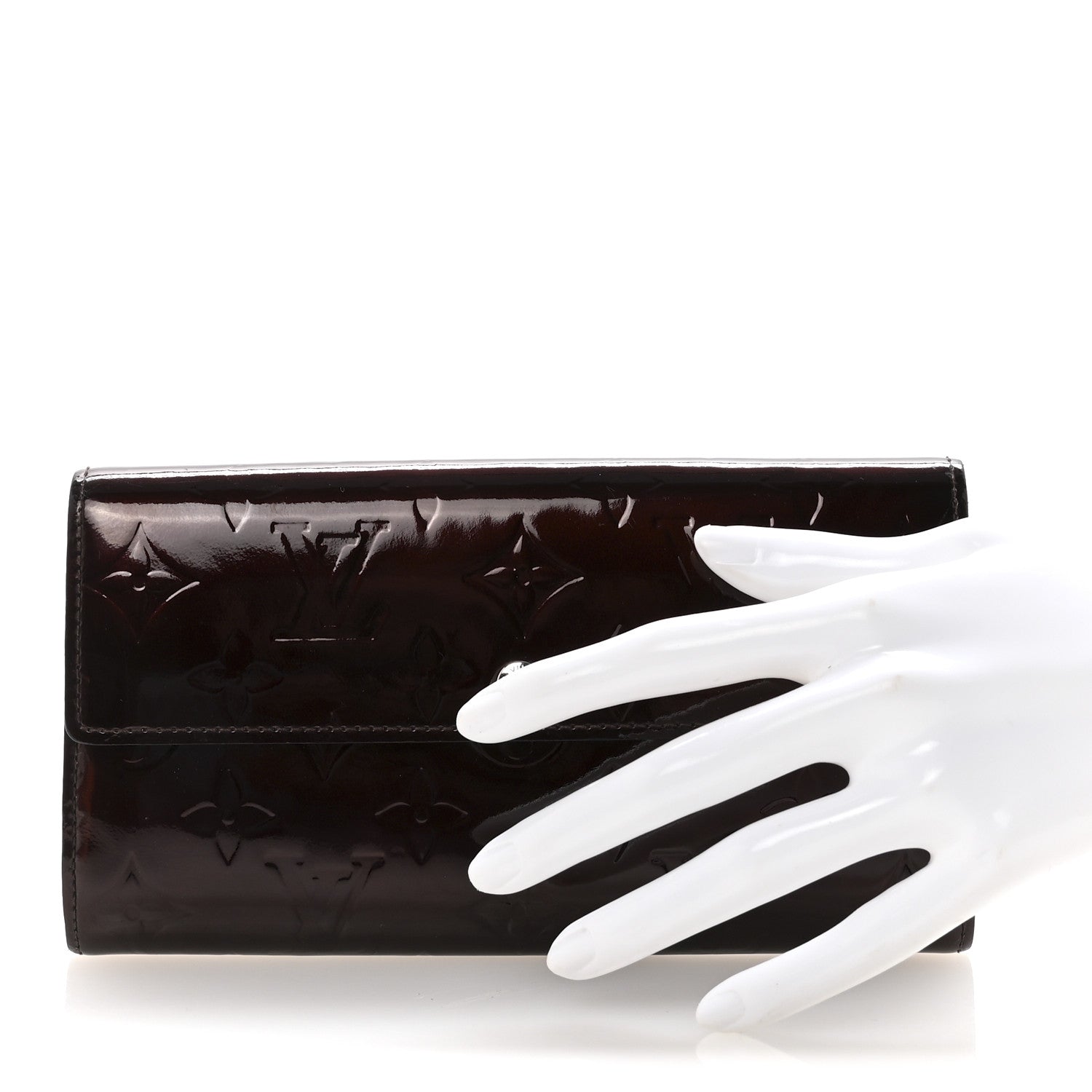 Louis Vuitton Vernis Sarah Wallet Rouge Fauviste