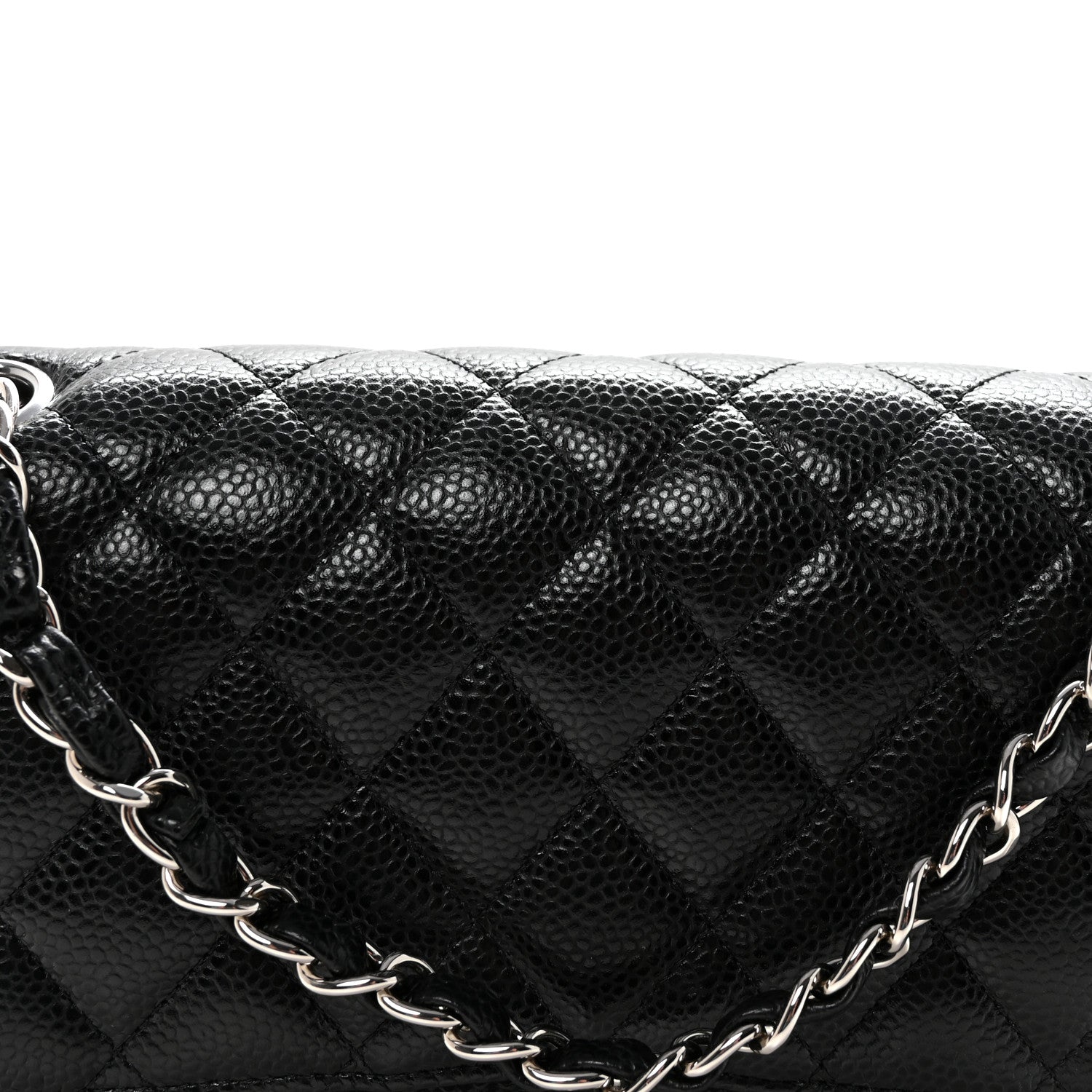 Chanel Caviar Quilted Medium Double Flap Black