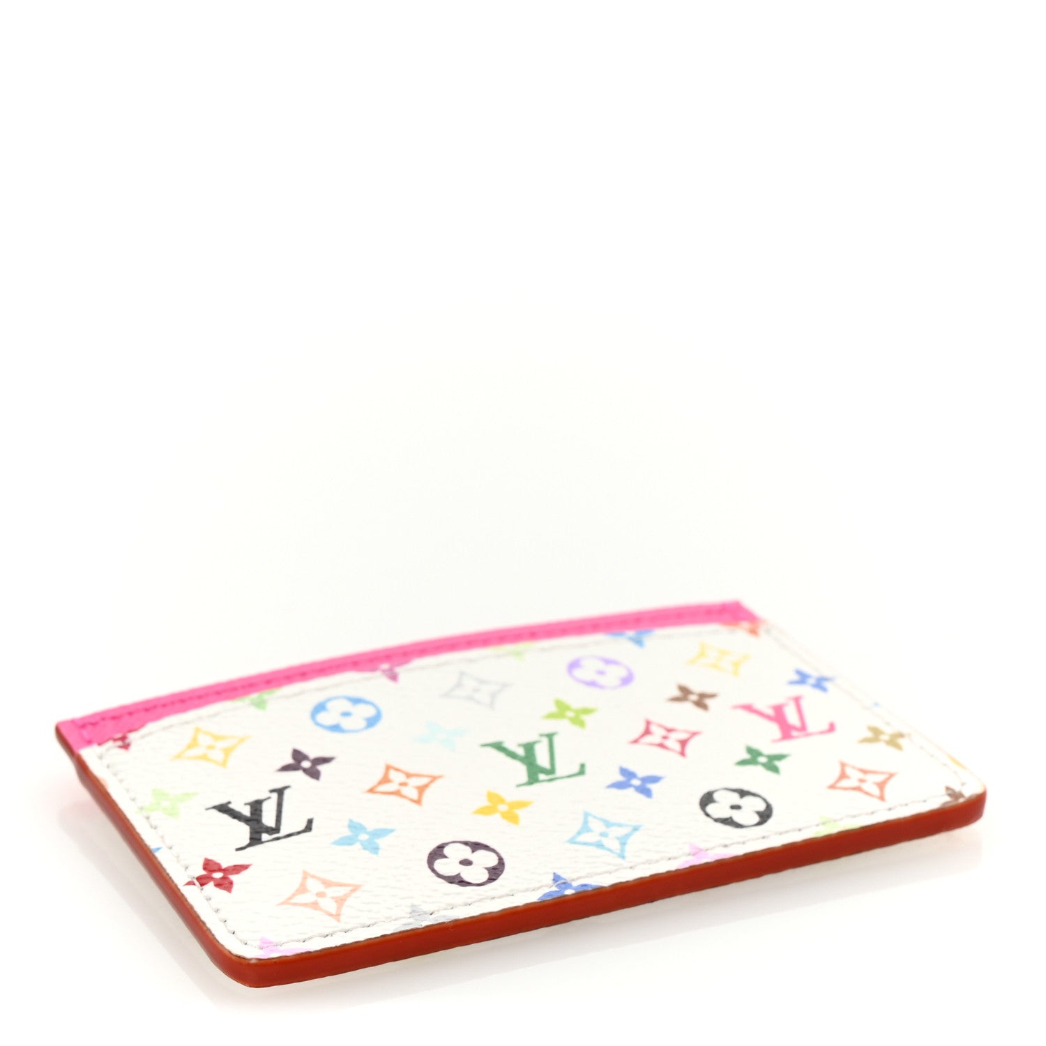 Louis Vuitton LV X TM Monogram Multicolor Card Holder Kawaii Pink