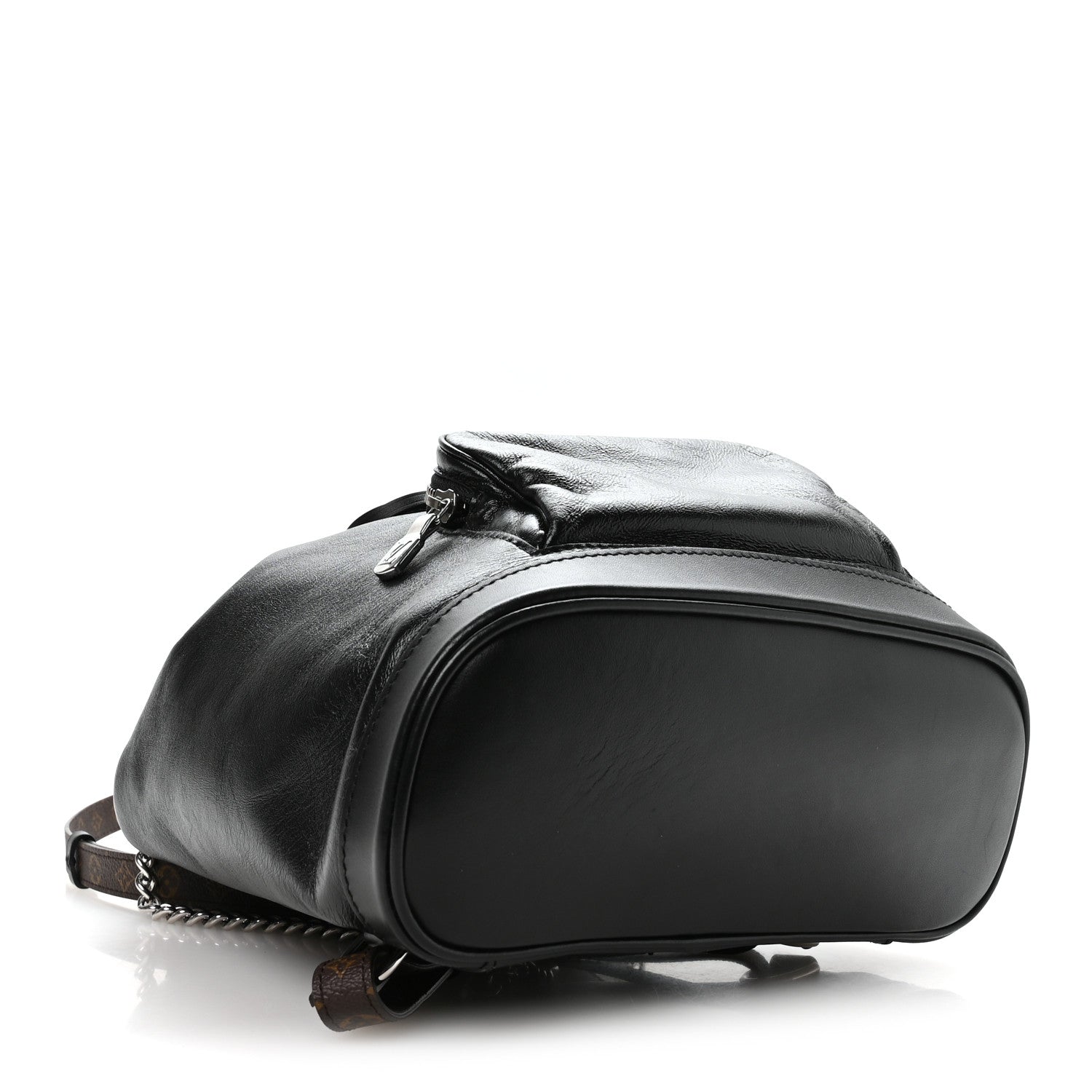 Louis Vuitton Lambskin Monogram Montsouris Vibe PM Black