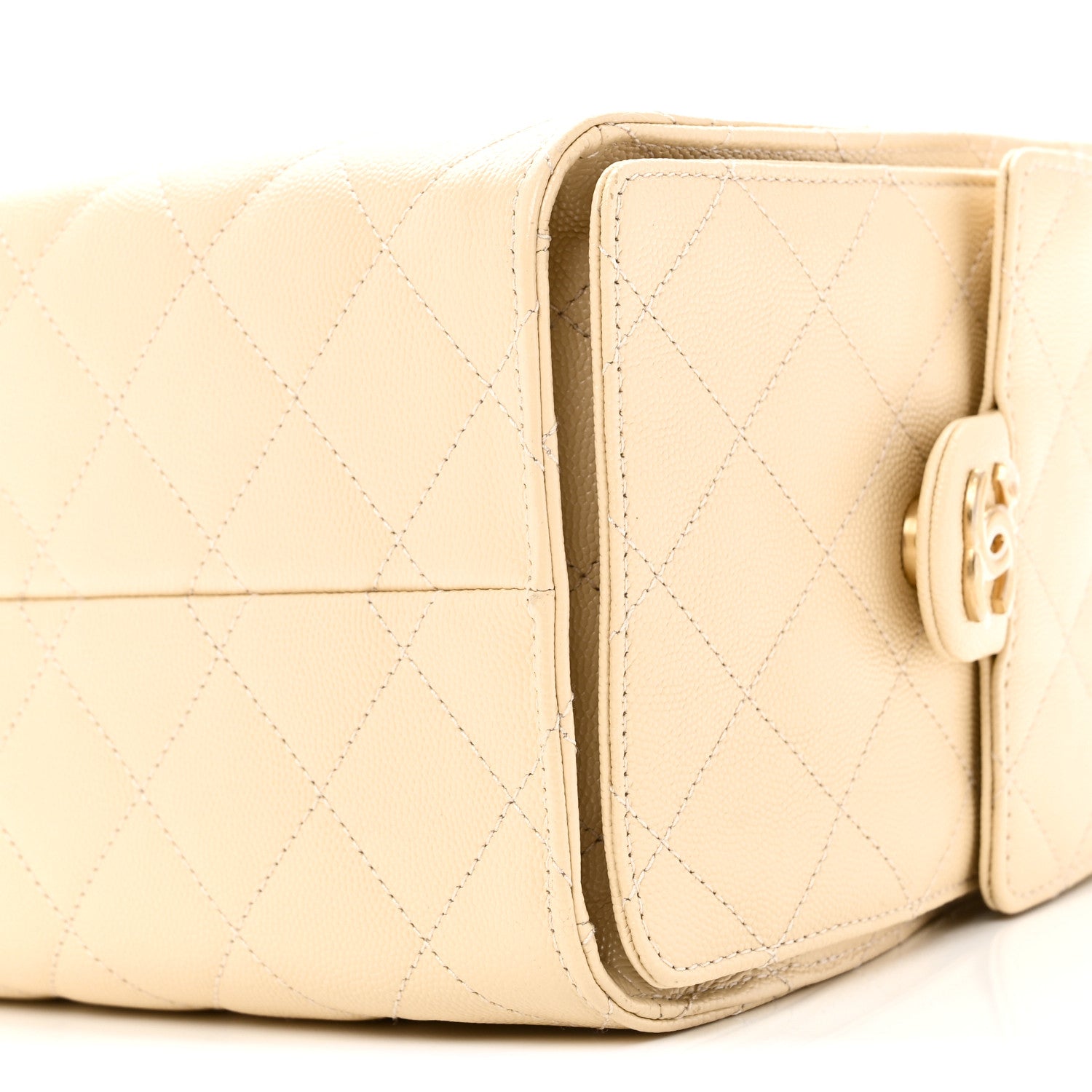 Chanel Caviar Quilted Small Chanel 25 Handbag Light Beige