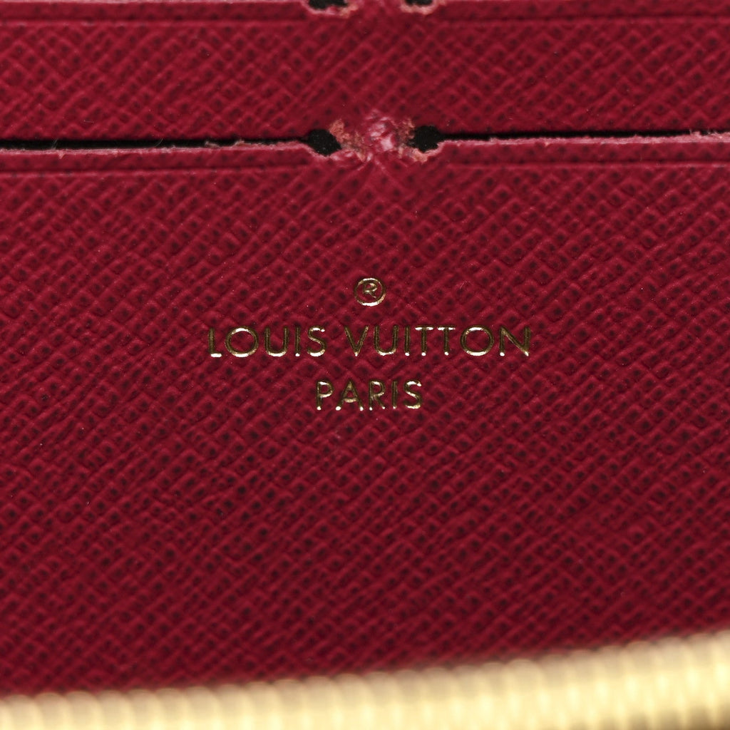 Louis Vuitton Monogram Clemence Wallet Fuchsia