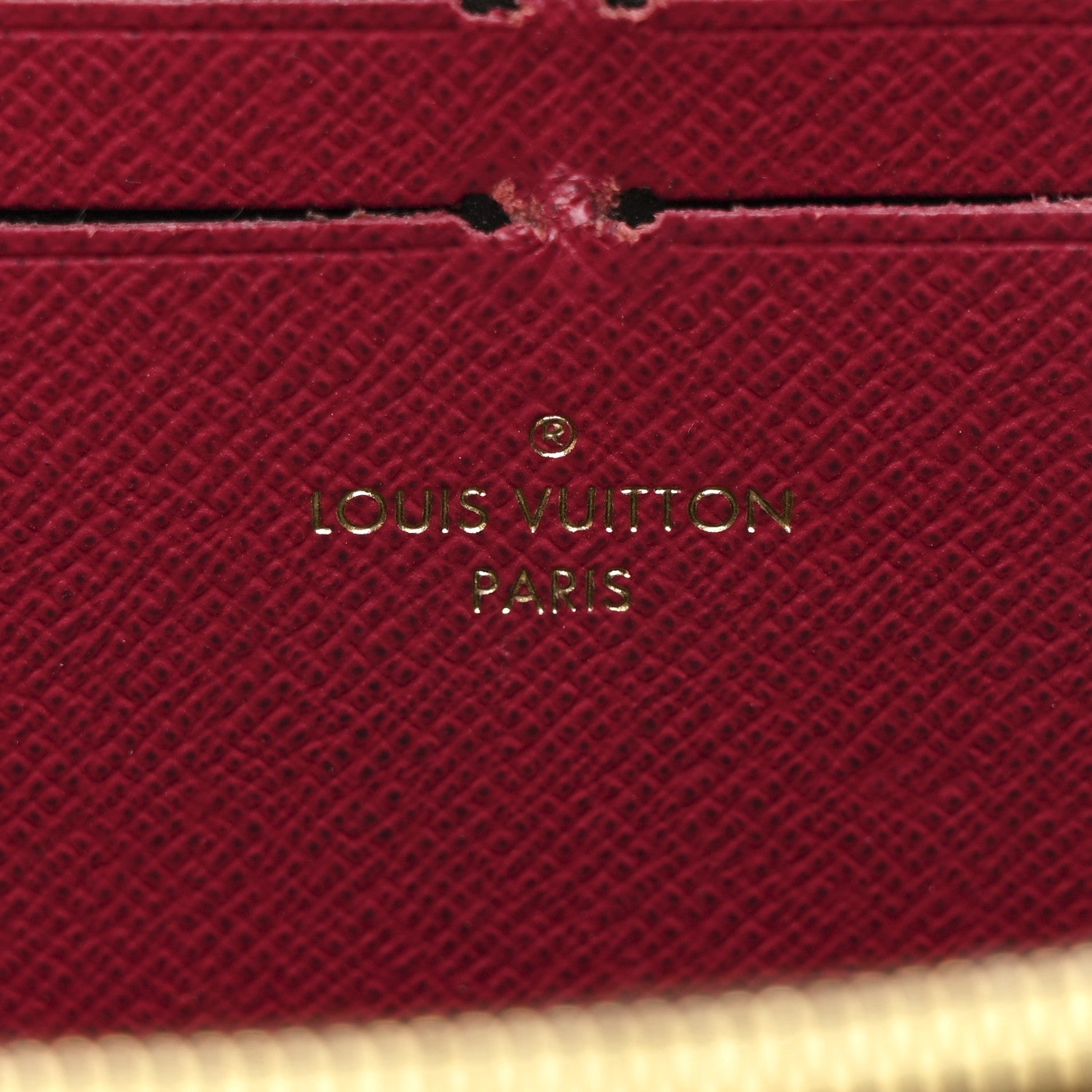 Louis Vuitton Monogram Clemence Wallet Fuchsia