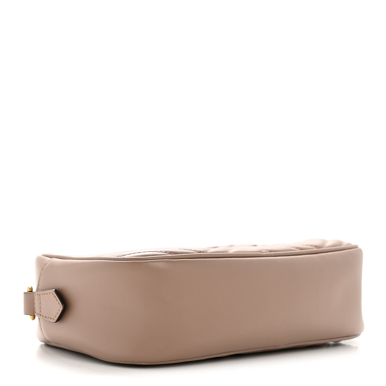 Gucci Calfskin Matelasse Small GG Marmont Chain Shoulder Bag Porcelain Rose