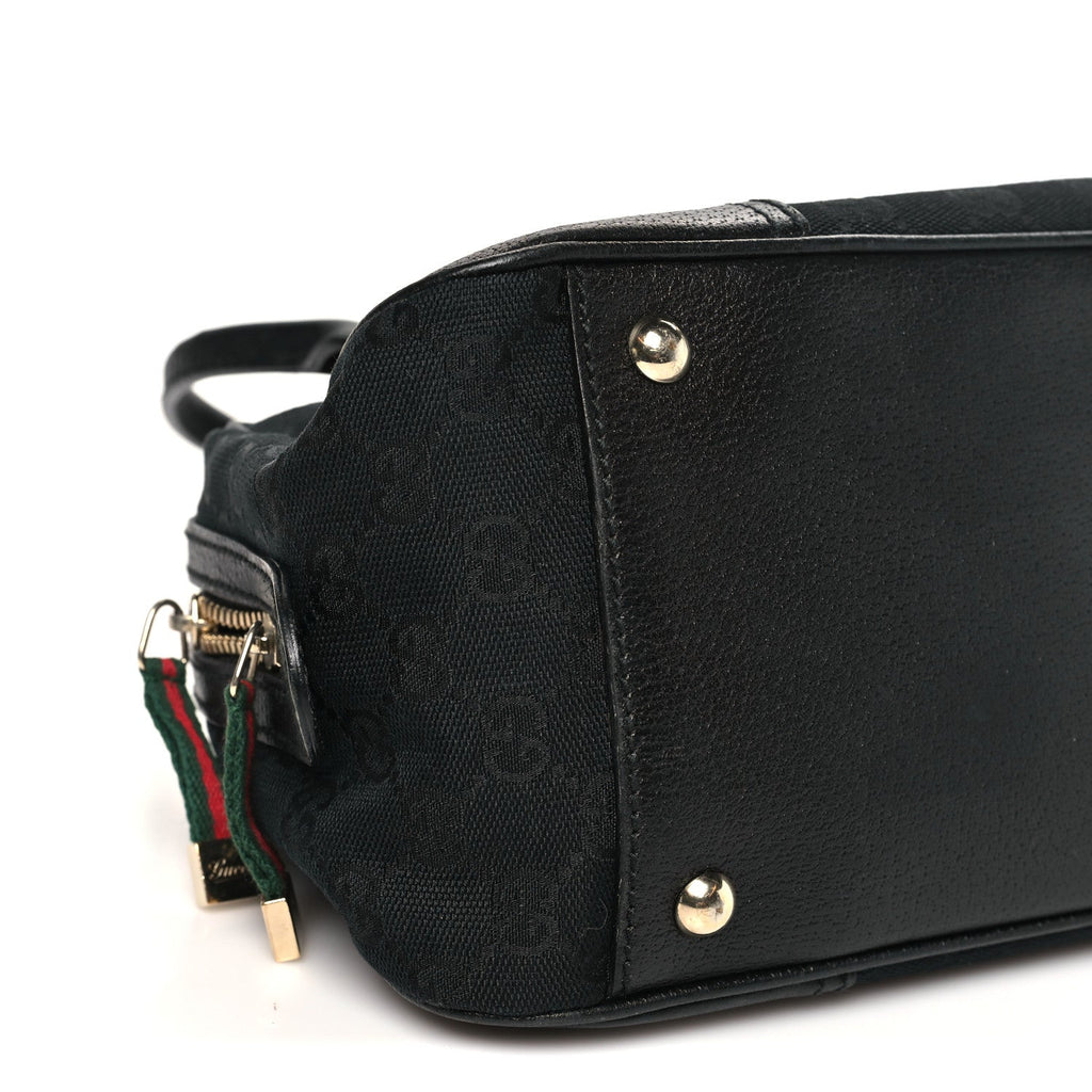 Gucci Monogram Small Princy Satchel Black