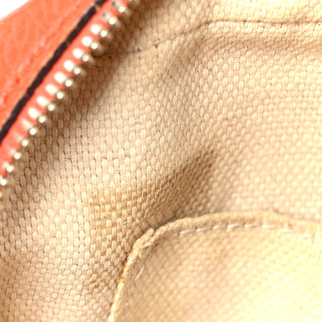 Gucci Pebbled Calfskin Small Soho Disco Bag Sun Orange