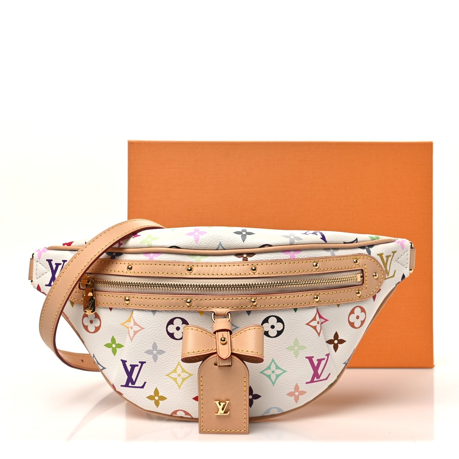 Louis Vuitton LV X TM Monogram Multicolor High Rise Bumbag White