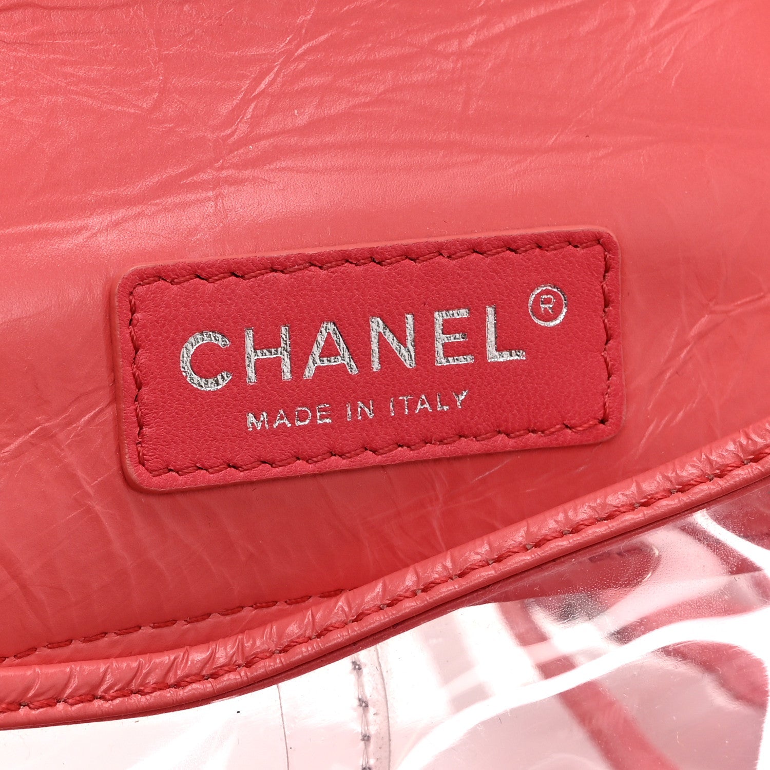 Chanel Crumpled Calfskin PVC Quilted Backpack Pink