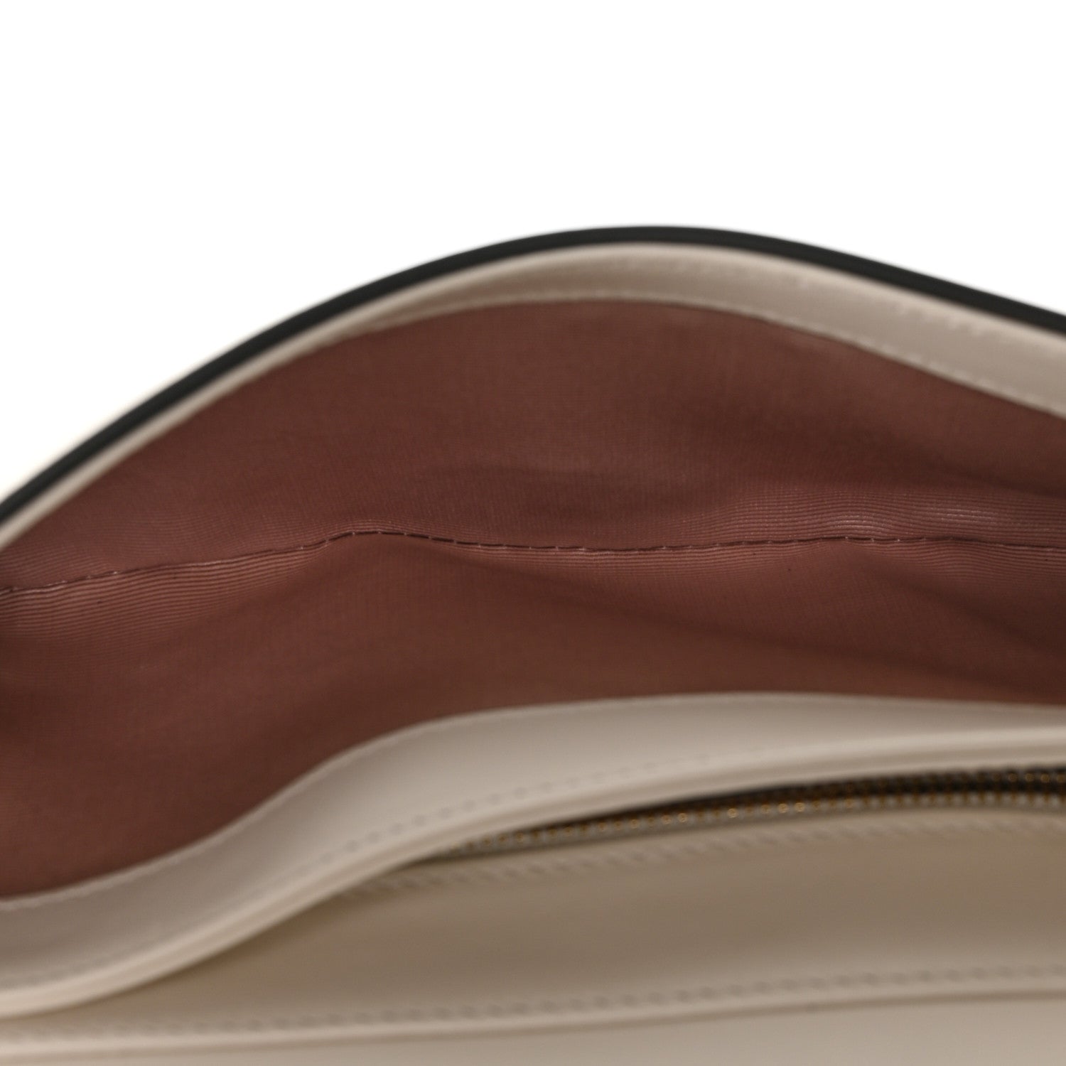 Gucci Calfskin Small Arli Flap Shoulder Bag Mystic White