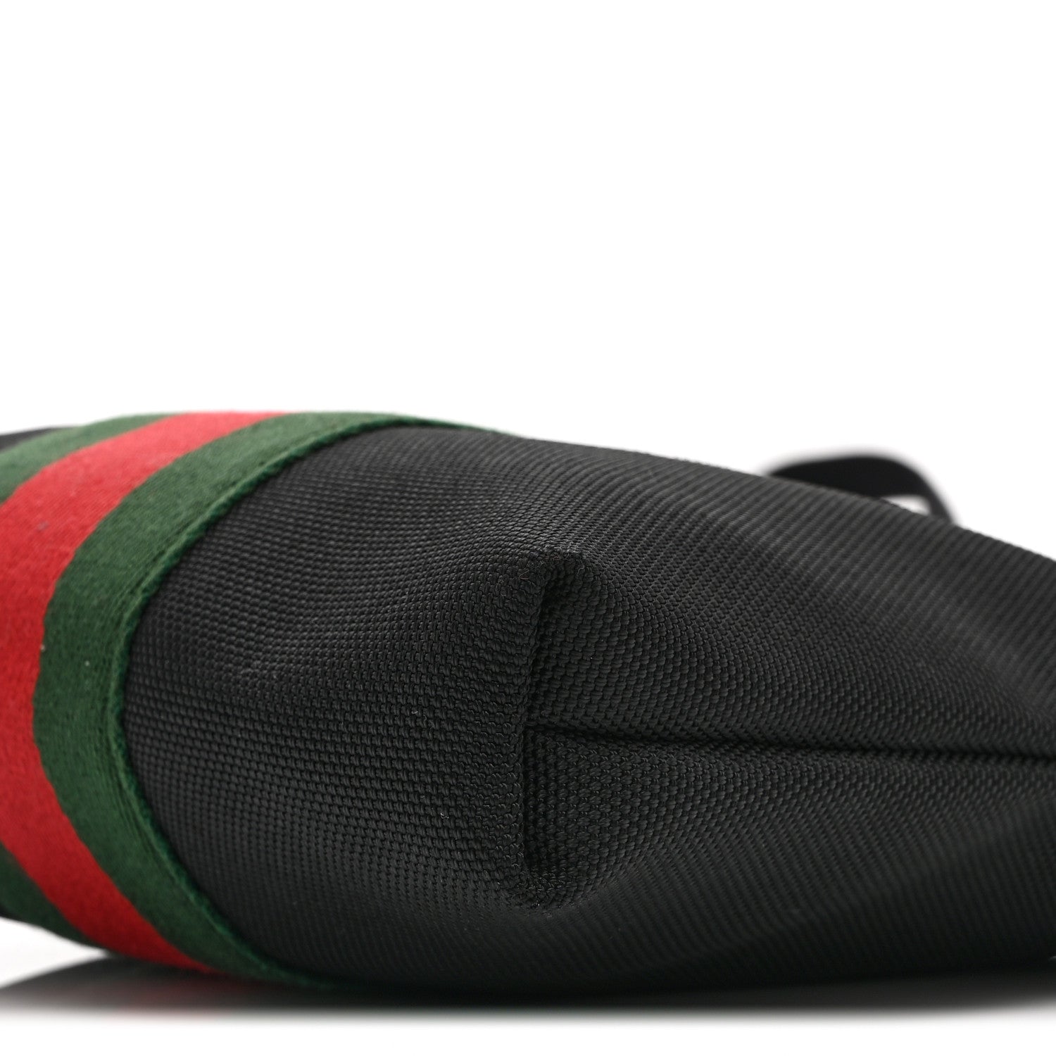 Gucci Canvas Web Messenger Bag Black