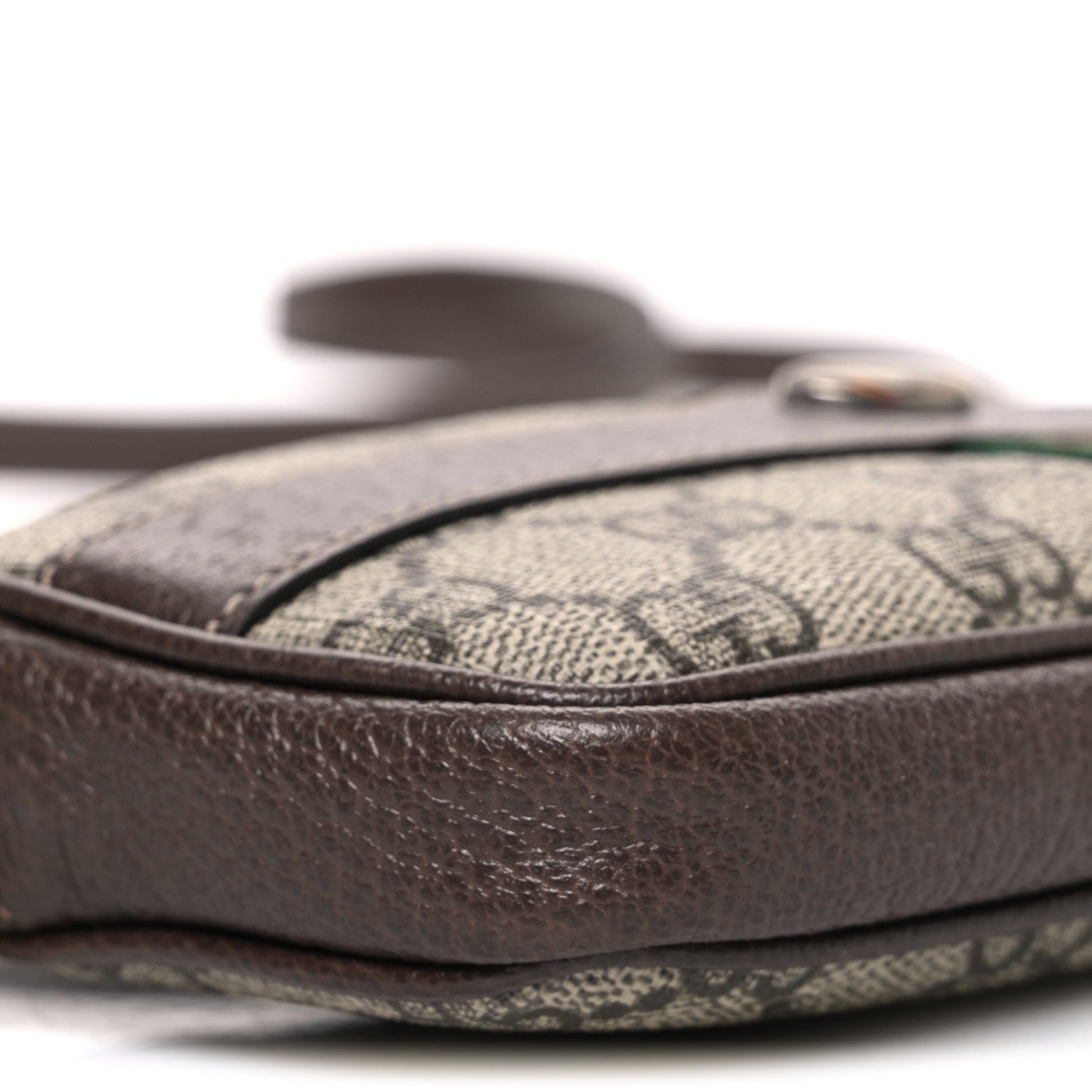 Gucci GG Supreme Monogram Web Mini Ophidia GG Bag Brown