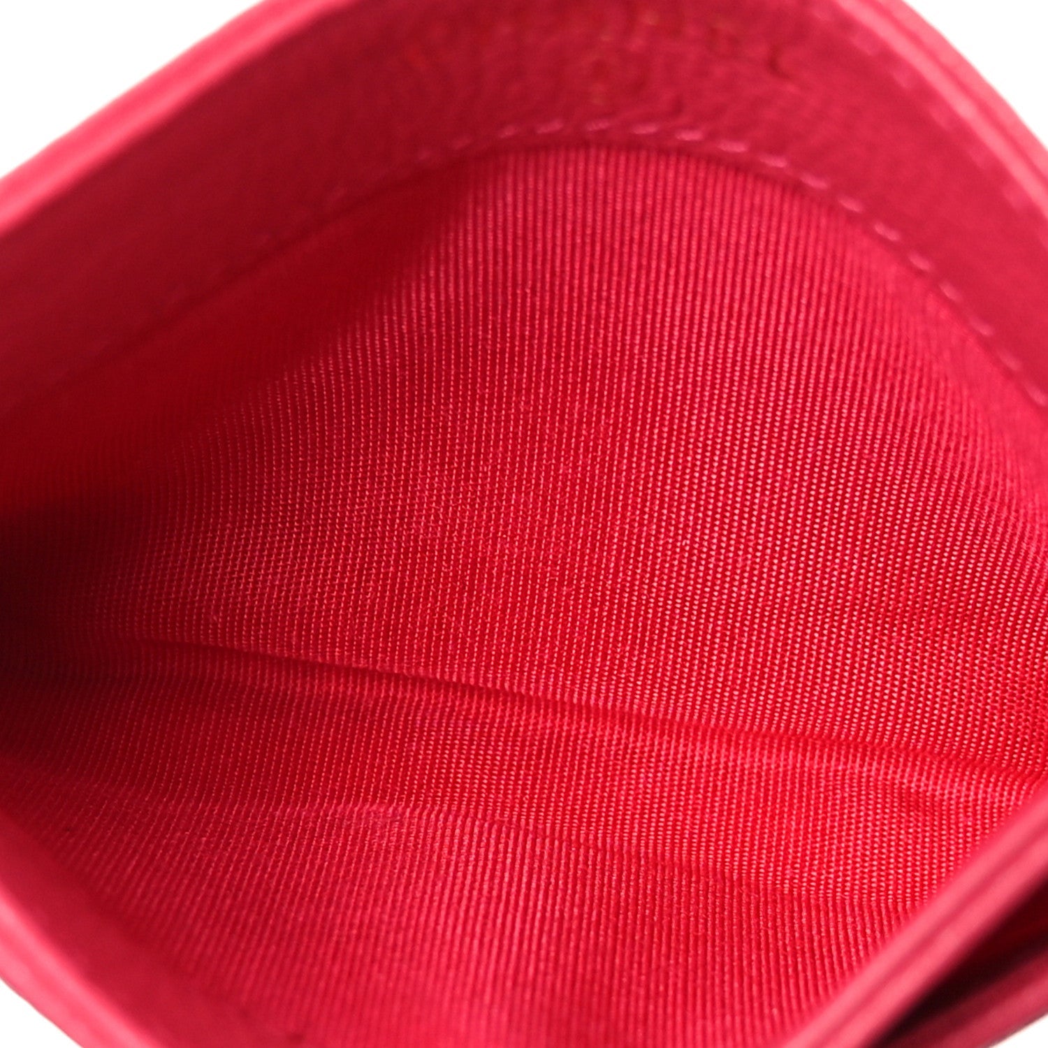 Goatskin Timeless CC Card Holder Fuchsia