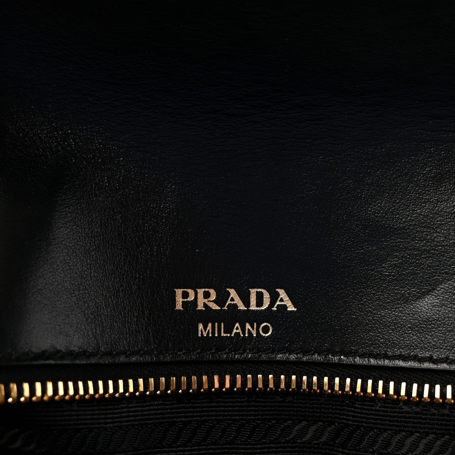 Prada Saffiano Flap Shoulder Bag Black