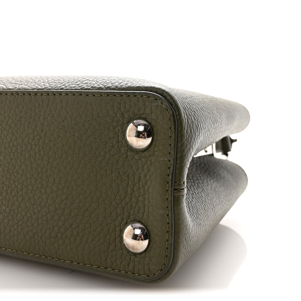 Louis Vuitton Taurillon Capucines BB Khaki