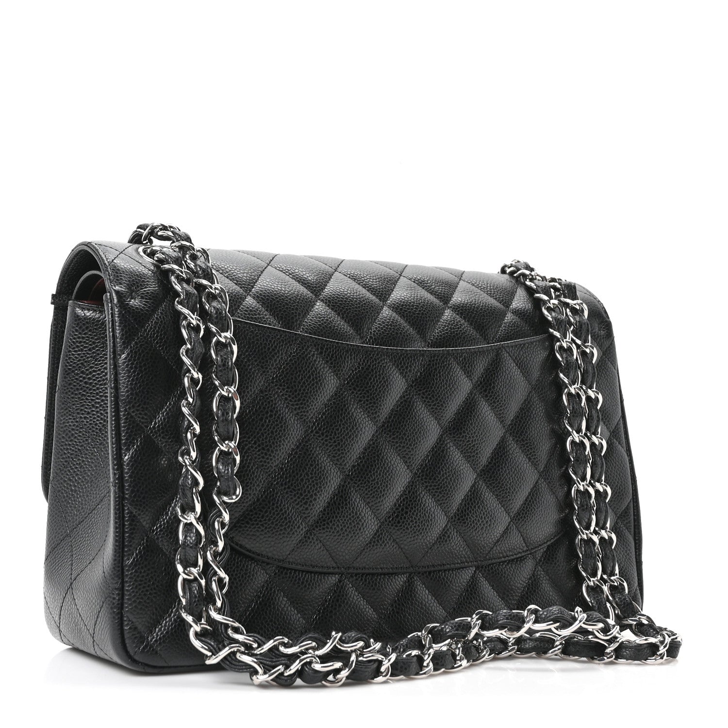 Chanel Caviar Quilted Jumbo Double Flap Black