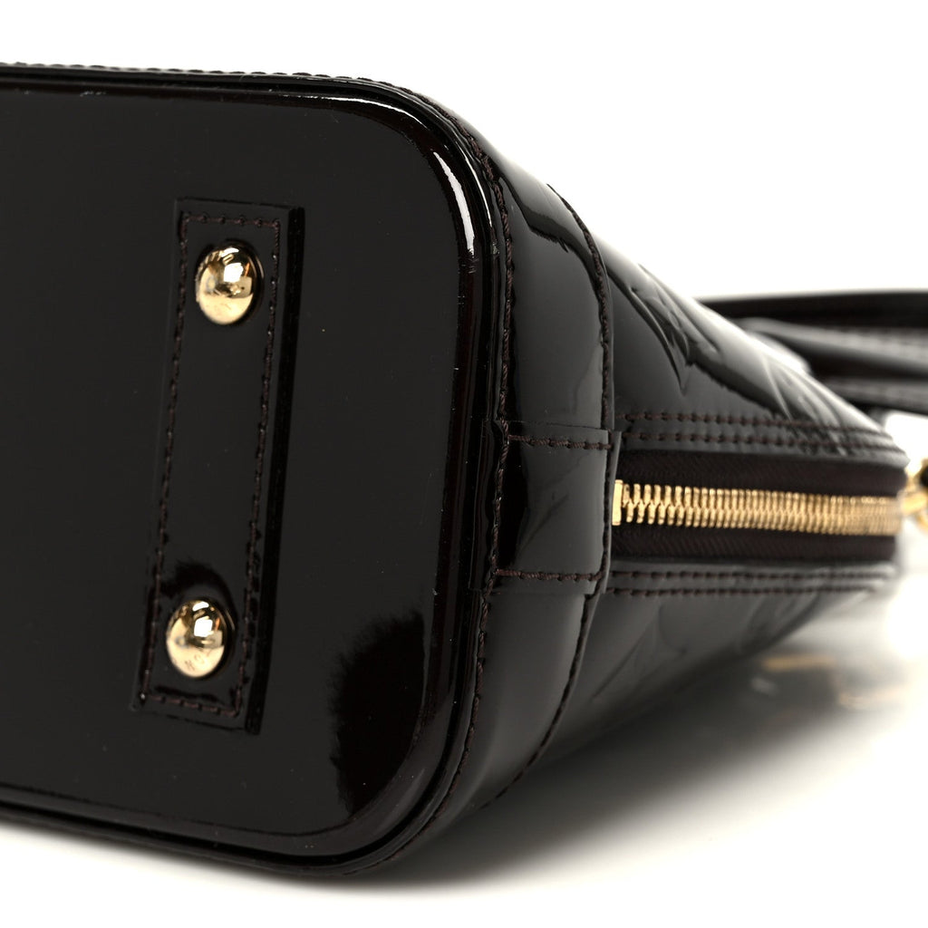 Louis Vuitton Vernis Alma BB Amarante