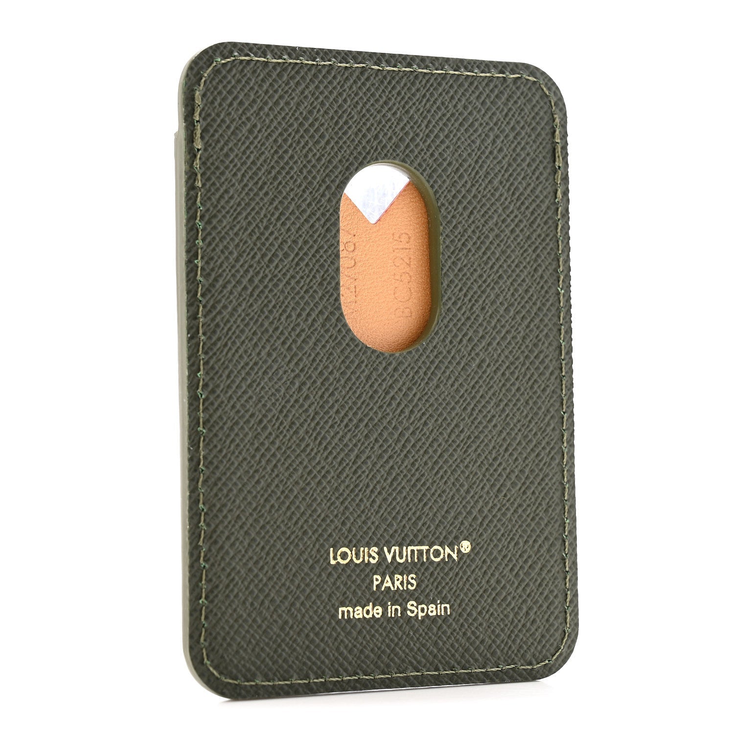 Louis Vuitton Monogram Heritage Magnetic Card Holder Khaki