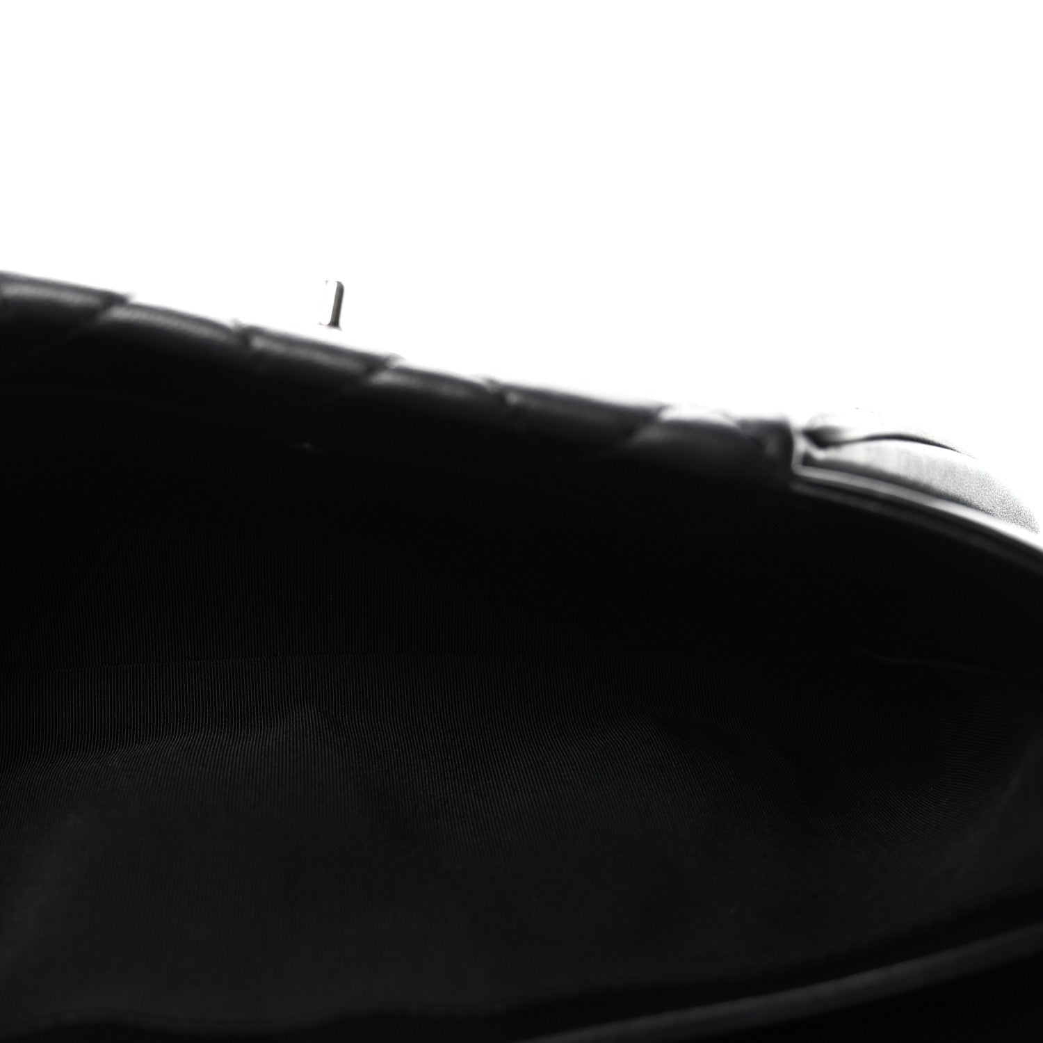 Chanel Lambskin Quilted Fold Up Again Clutch Black