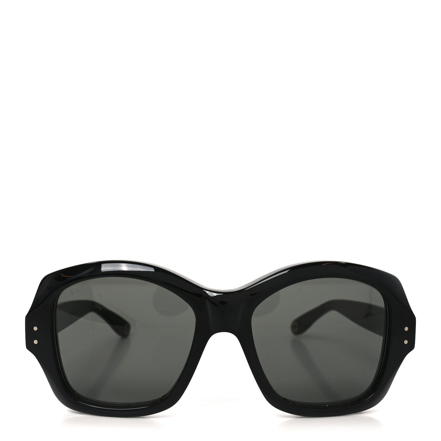 Gucci Acetate Rectangle Frame Sunglasses GG0624S Black