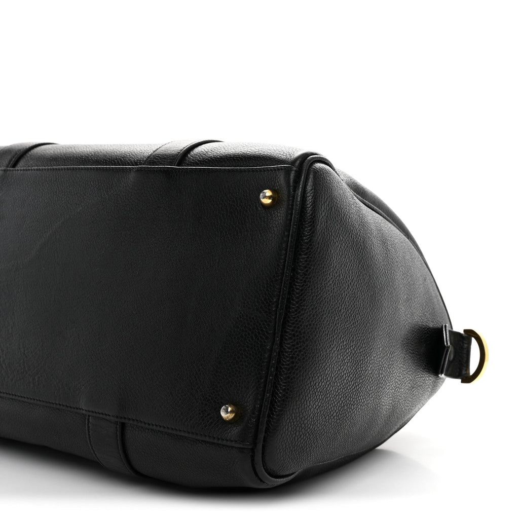 Chanel Caviar Timeless CC Duffel Bag Black