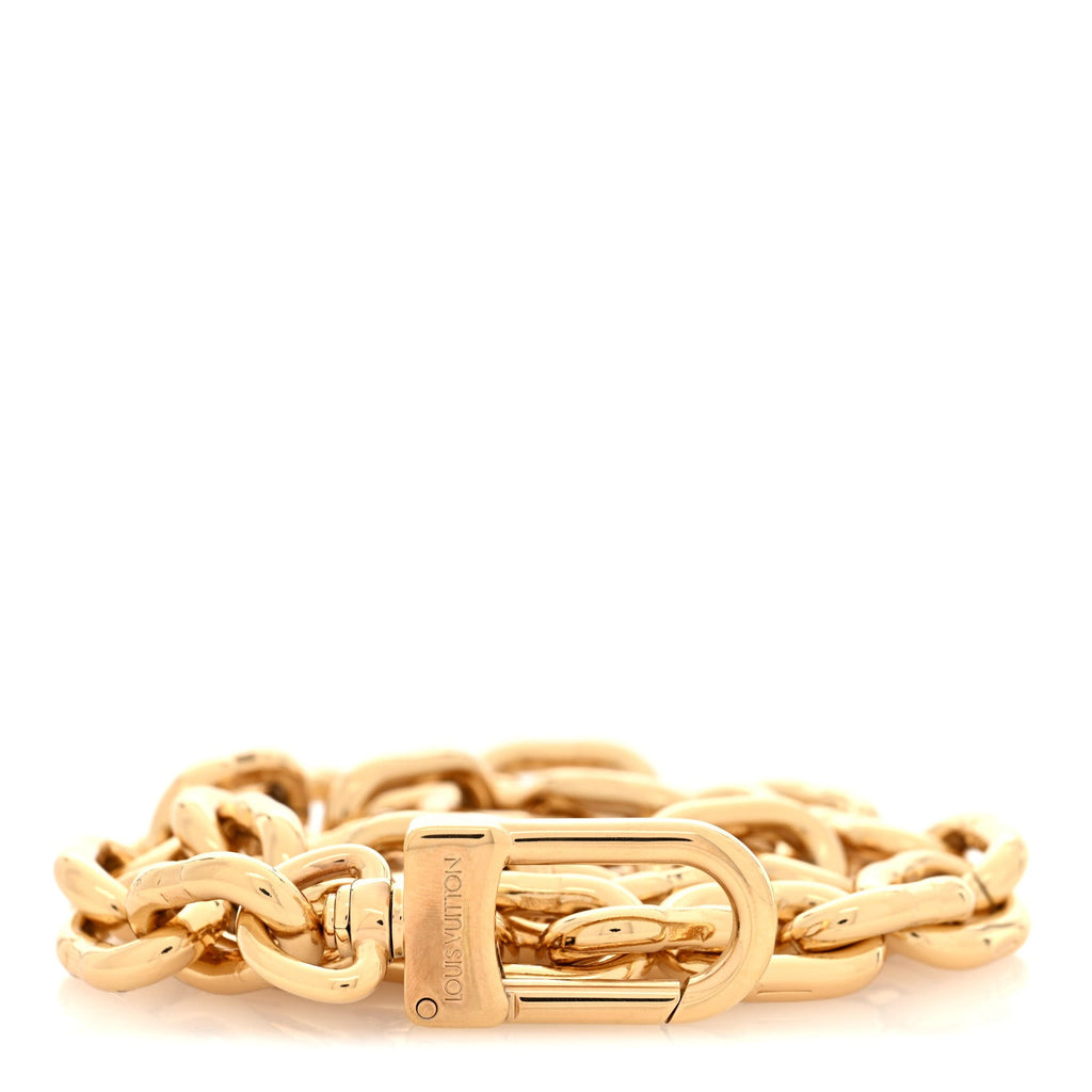 Louis Vuitton Short Chain Strap Gold