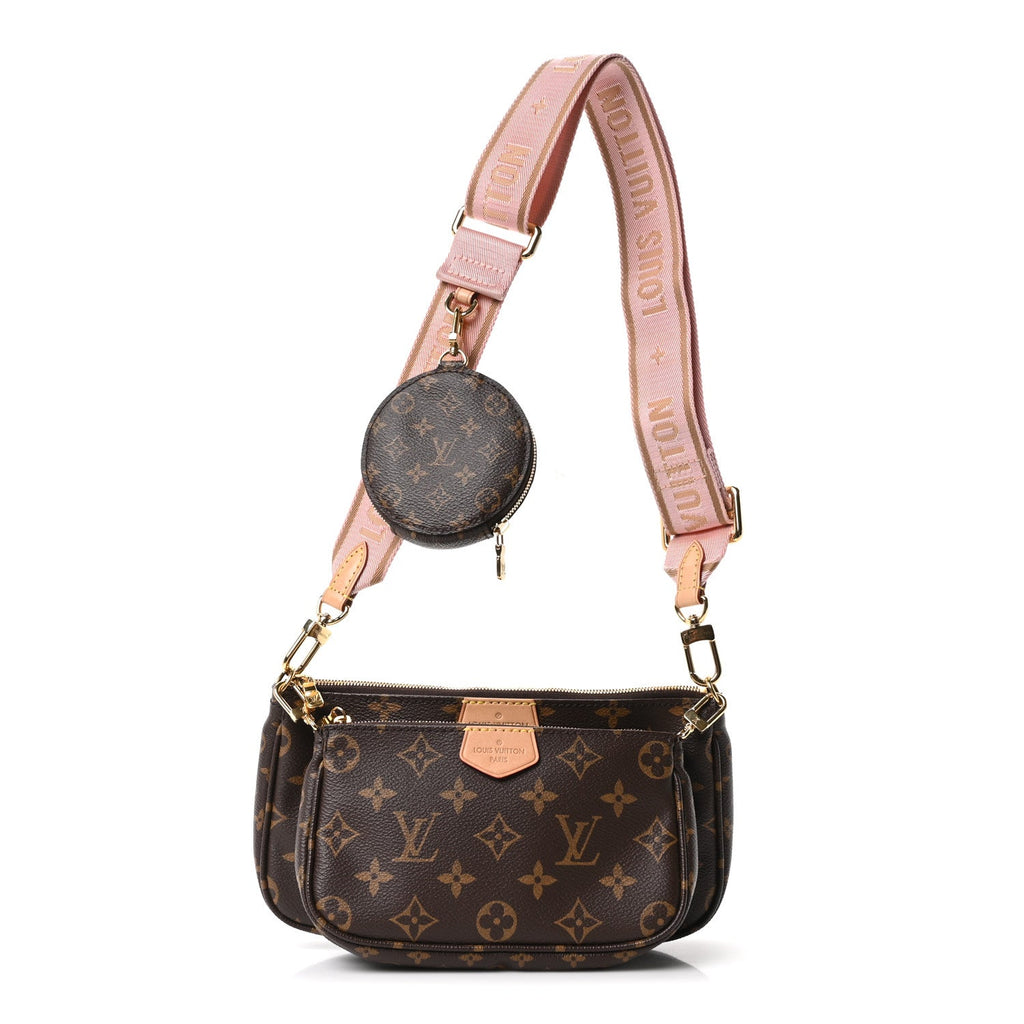 Louis Vuitton Monogram Multi Pochette Accessories Rose Clair