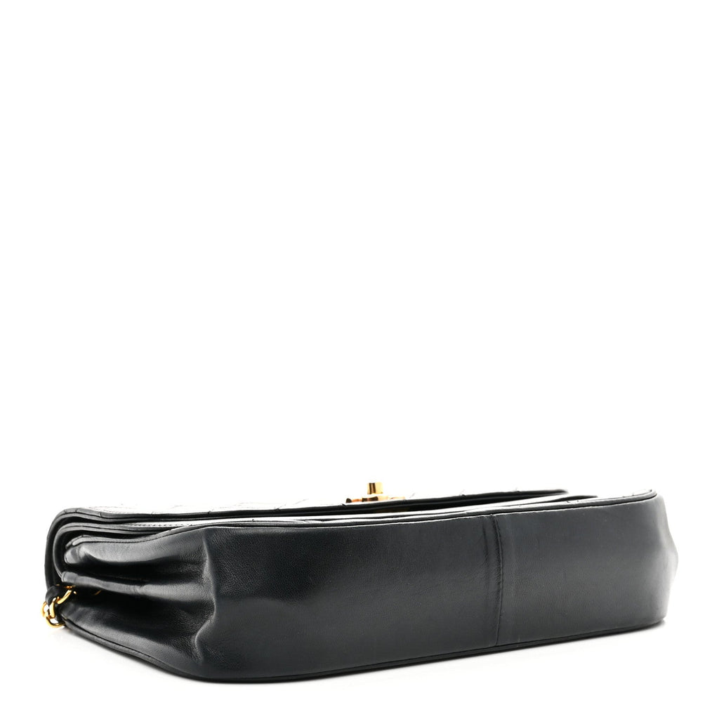 Chanel Lambskin Quilted Flap Bag Black